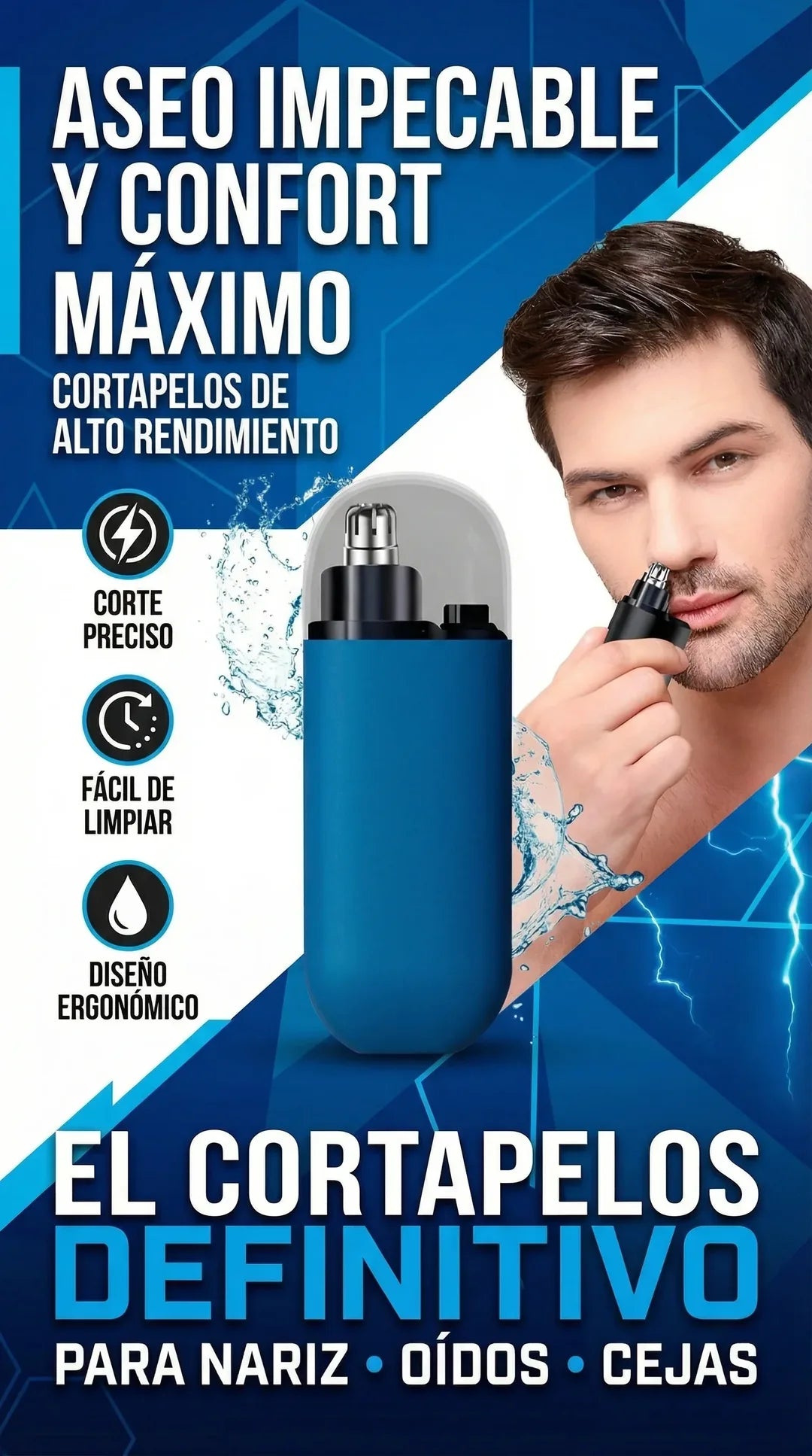 AFEITADORA ELÉCTRICA NARIZ TRIMMAX