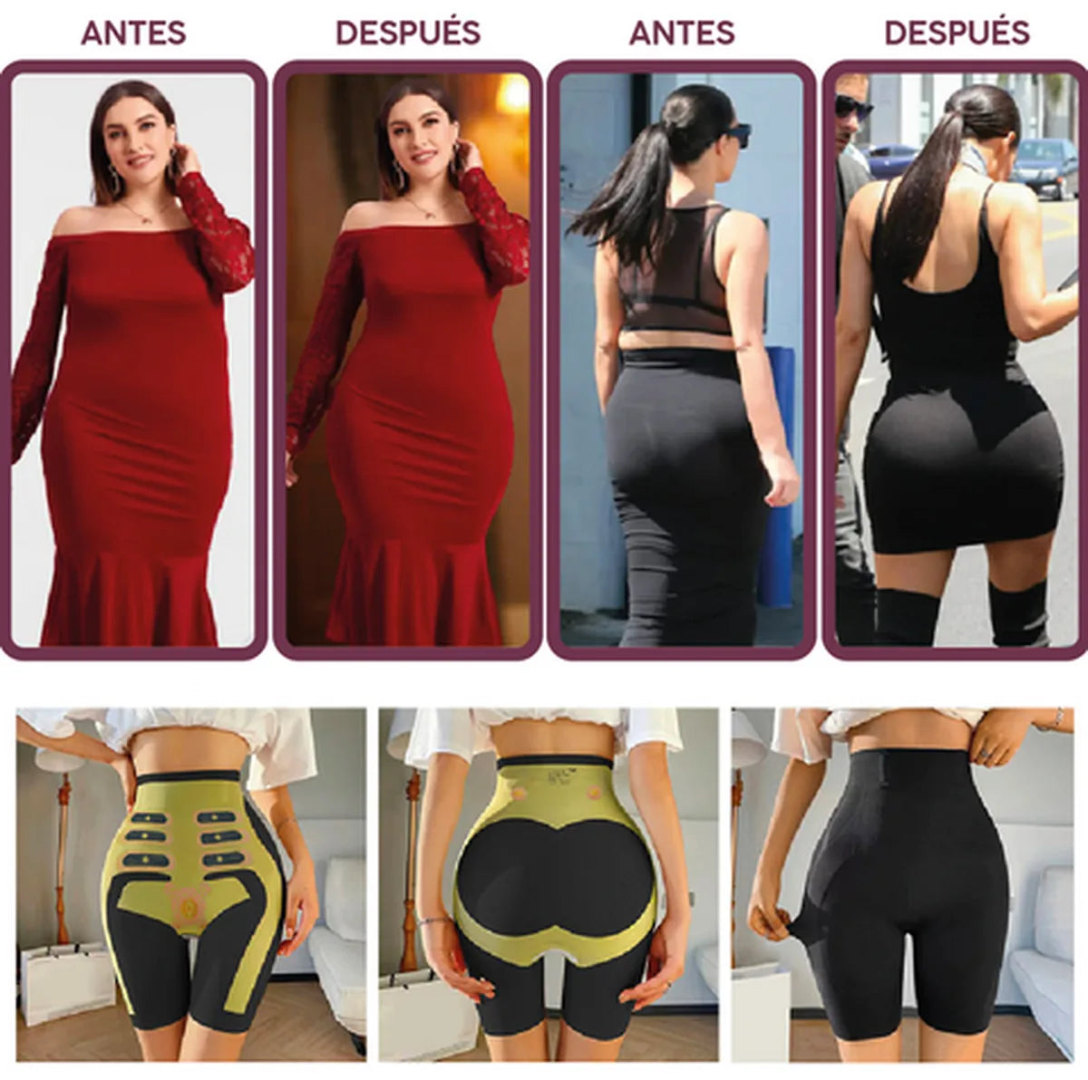 Magic Panty short faja de cintura alta