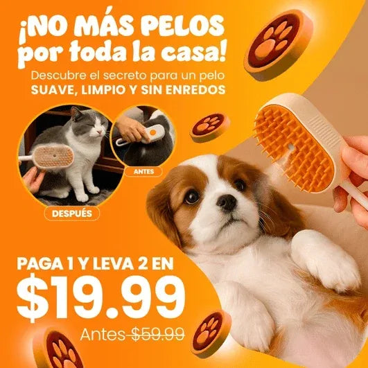 Cepillo a Vapor para Mascotas VAPET