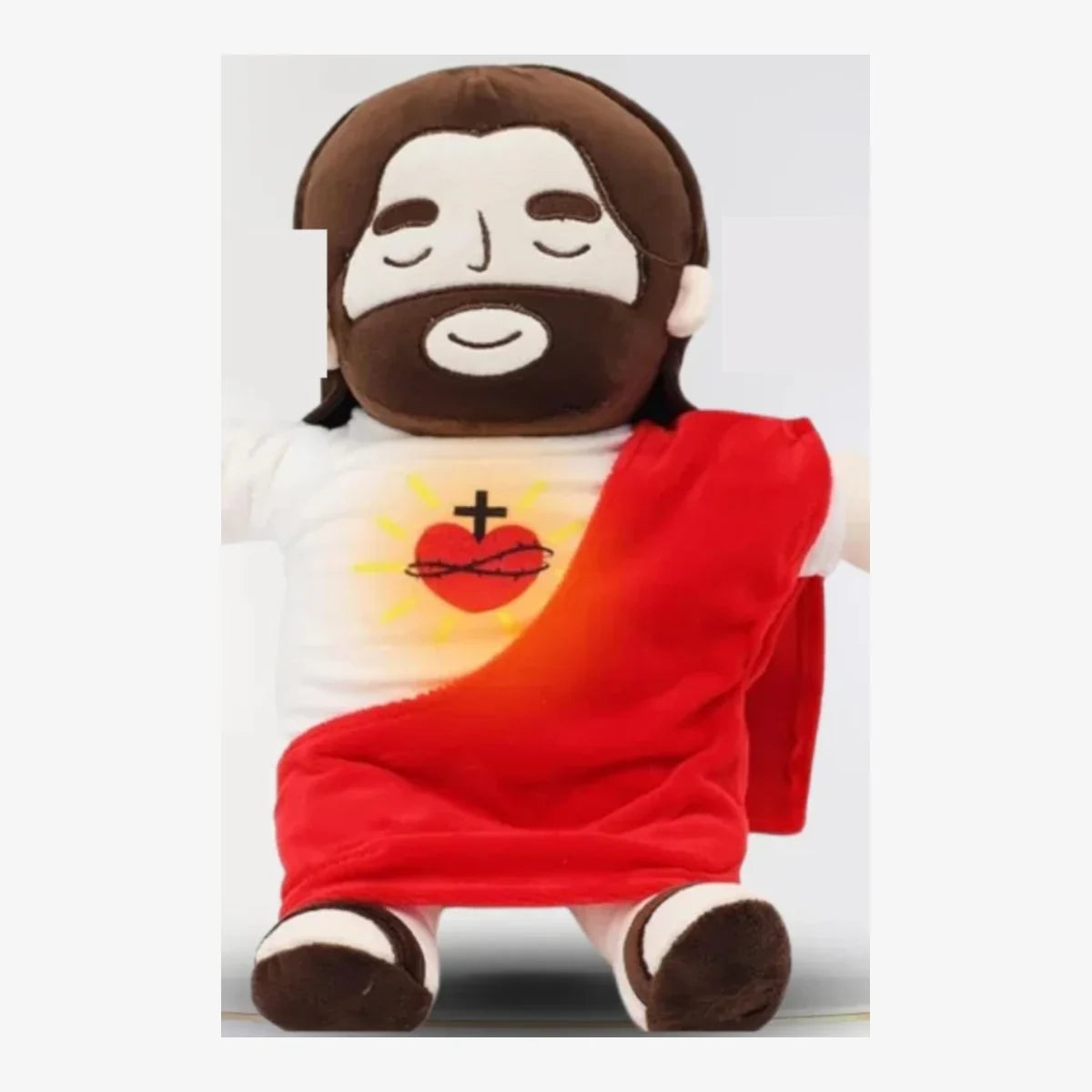 Peluche de Jesus AMEN con luz y musica