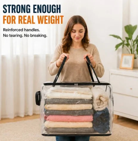 Bolsa Organizadora Transparente CLARUX Reforzada