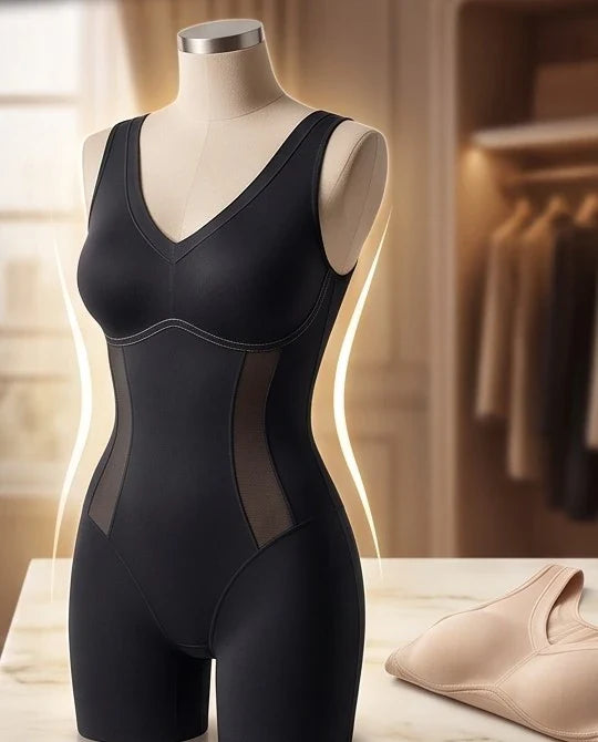 CURVIA body moldeador sin costuras negro