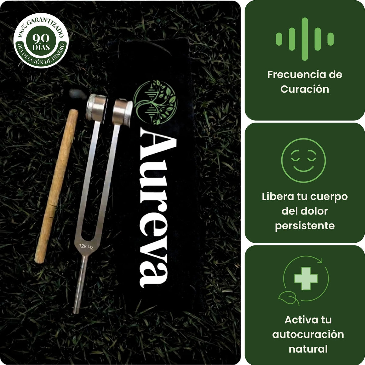 Diapason Terapeutico de Vibracion SONARIX 128Hz
