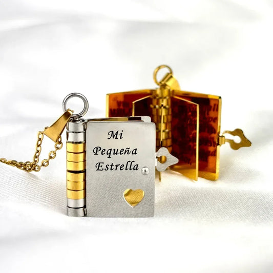 Collar libro Mi Pequena Estrella ESTELIA