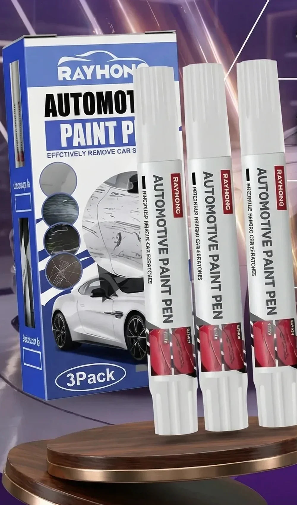 Lapiz reparador de rayones auto RAYHONG 3 Pack
