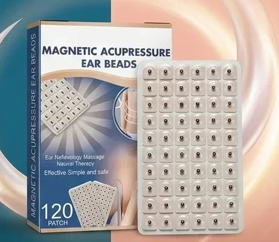 Parches magneticos de acupresion para oreja 120 unidades