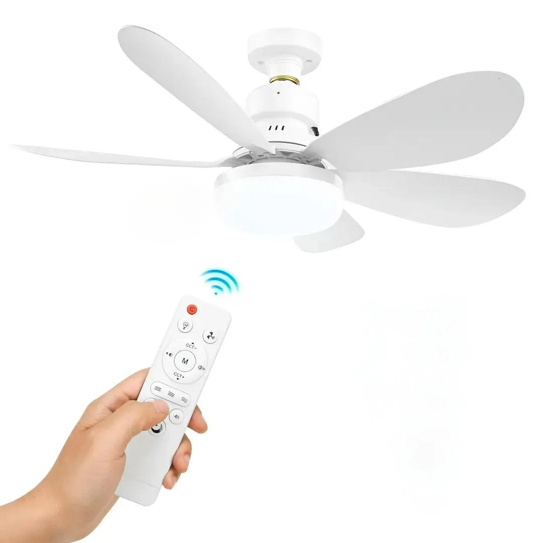 Ventilador de techo con luz LED AEROLUX y control remoto
