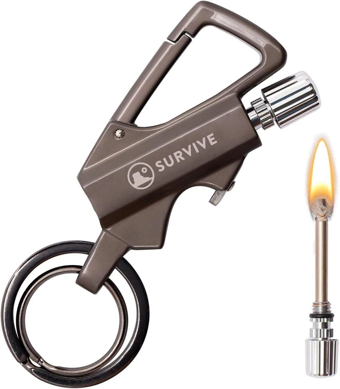 SURVIVE encendedor permanente metalico