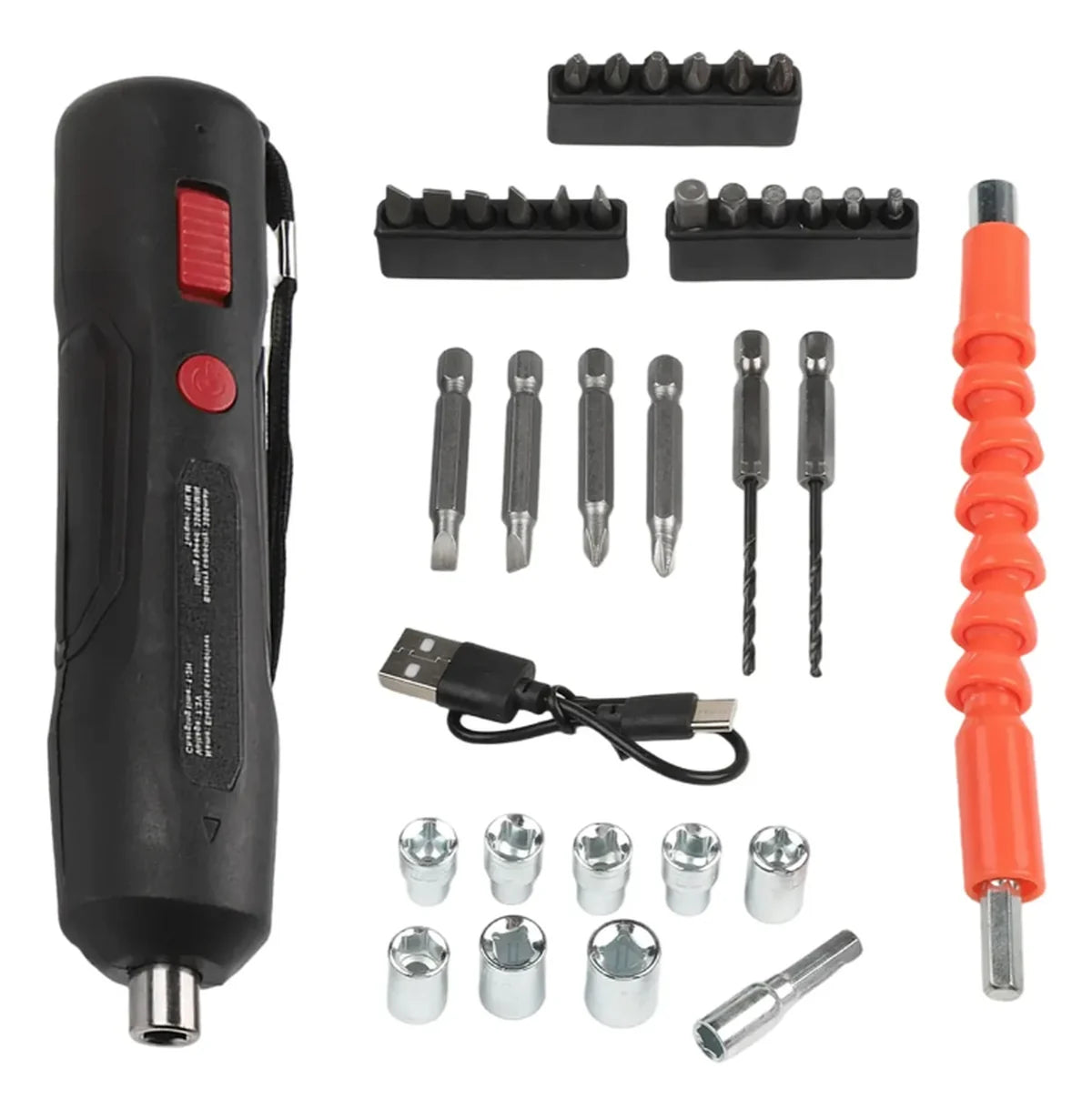 Set completo TORQMAX puntas dados y extension flexible