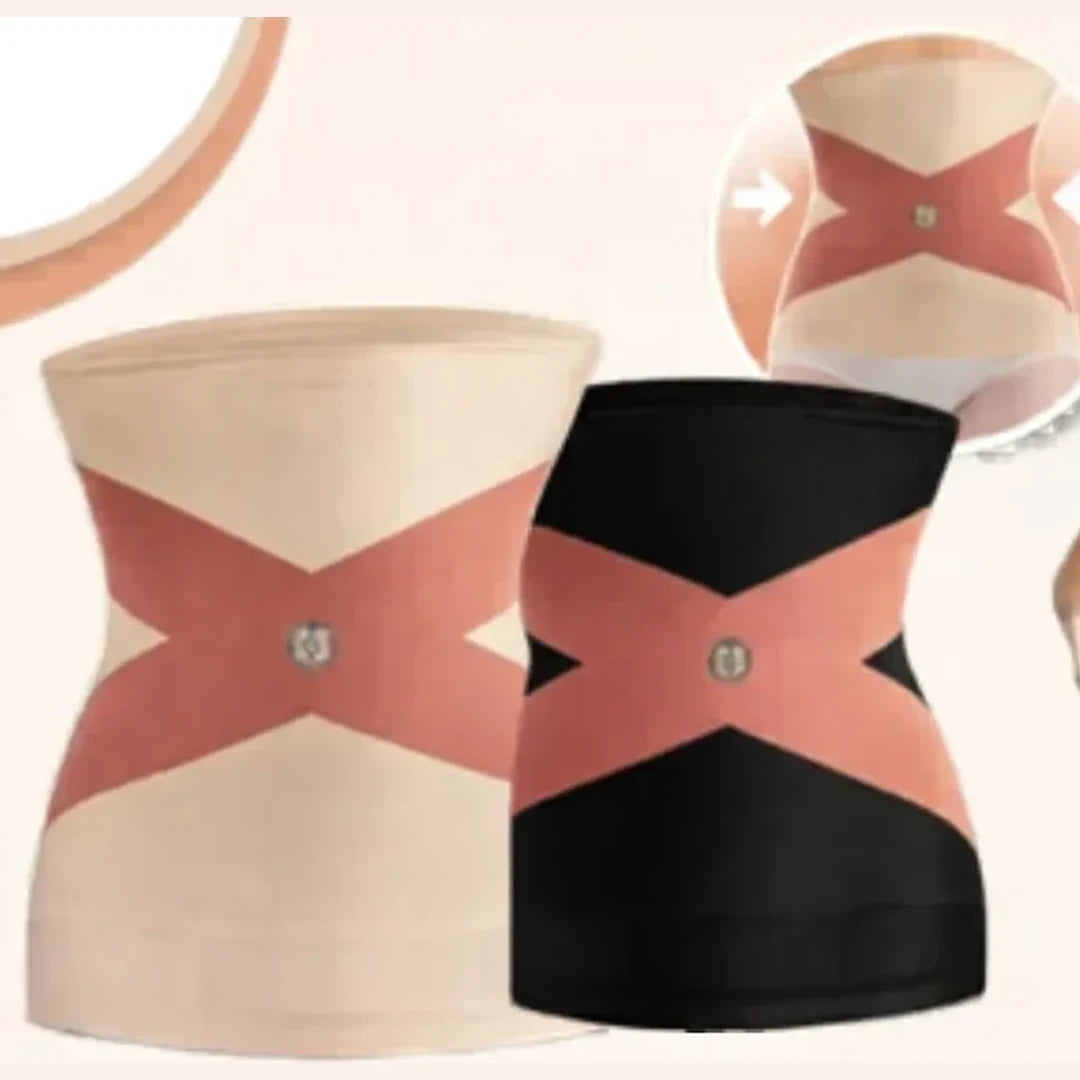 Cinturilla moldeadora Tummy - beige y negro
