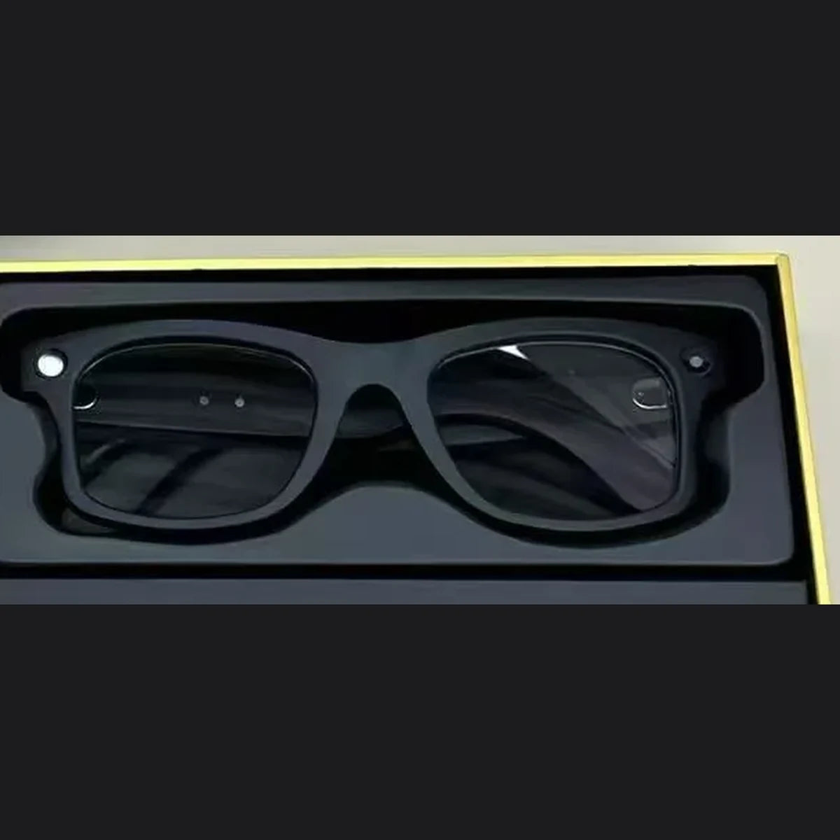Gafas inteligentes VISORA negras con cámara HD