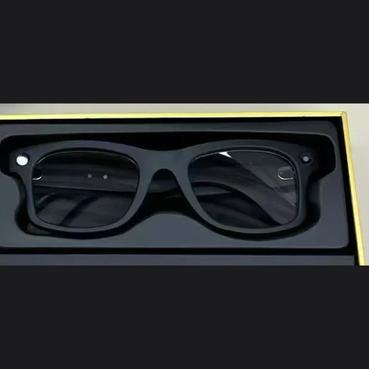 Gafas inteligentes VISORA negras con cámara HD